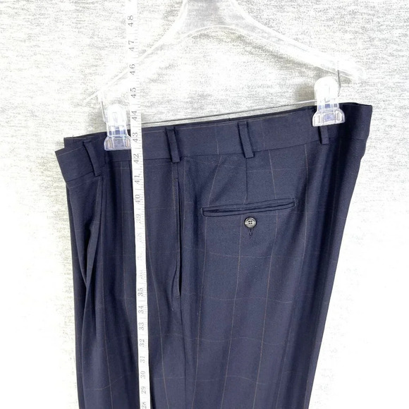 Polo University Club Ralph Lauren Mens 42L 40x Wool Suit Windowpane Quiet Luxury - Picture 11 of 16